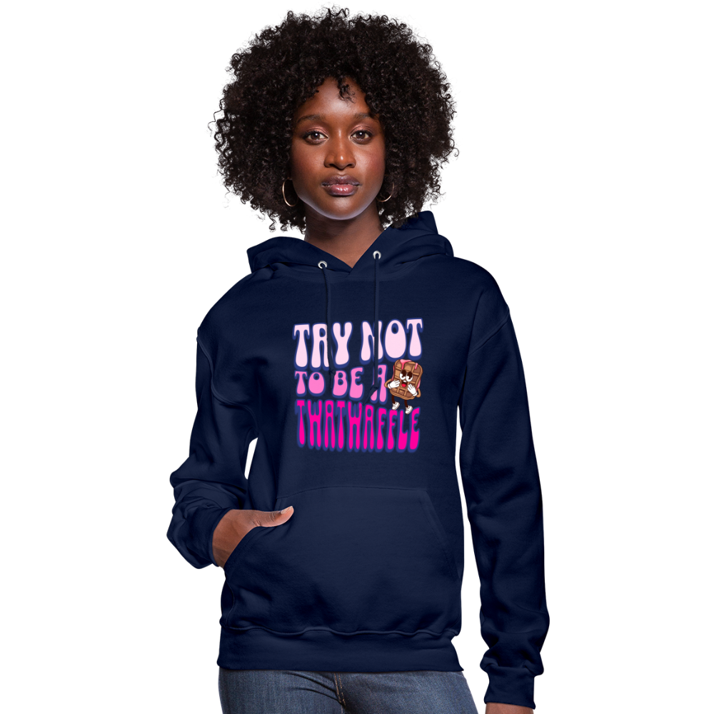 BENNETT PEACH TWATWAFFLE Women's Hoodie - navy