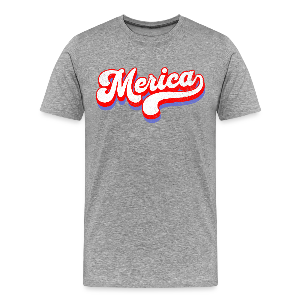MERICA Men's Premium T-Shirt - heather gray