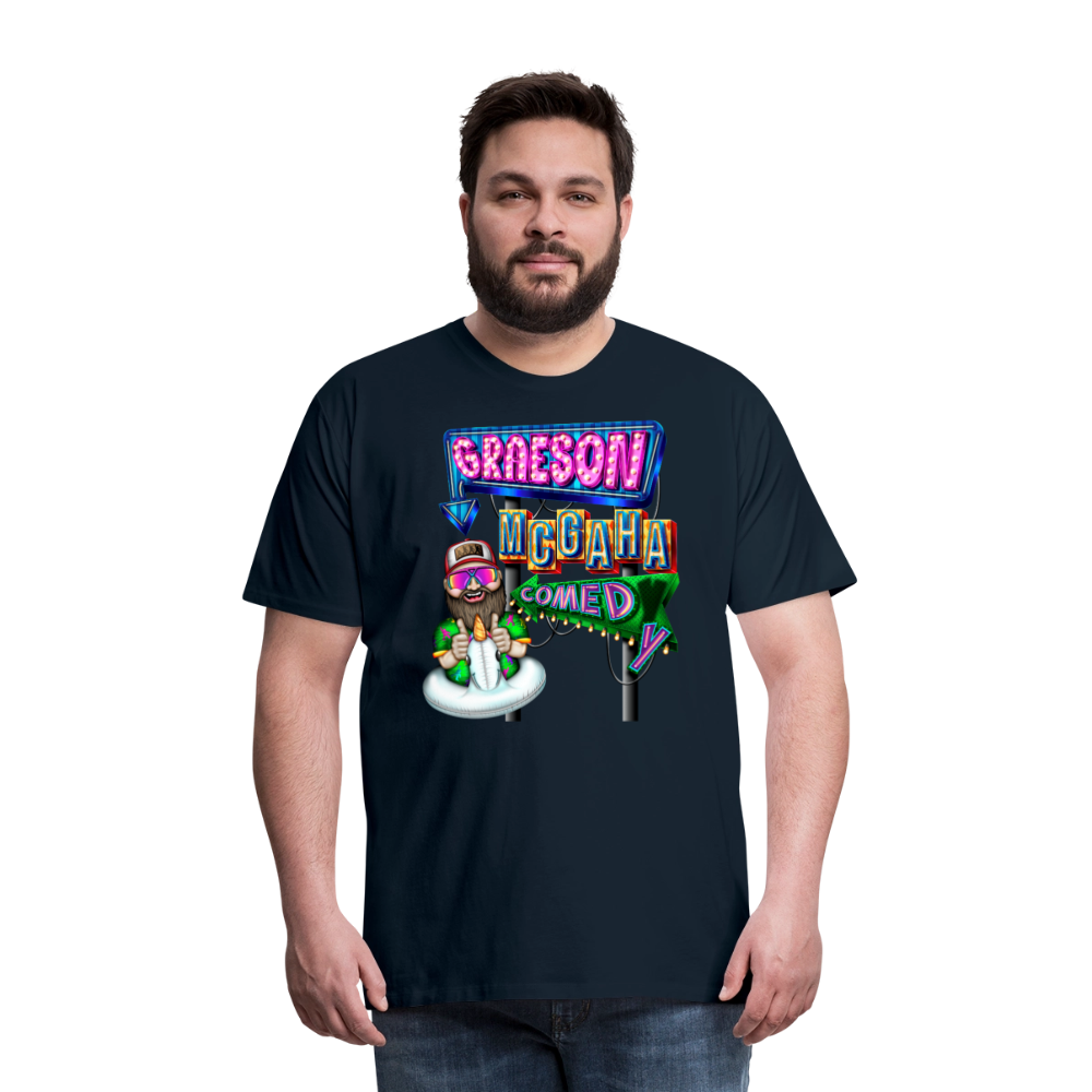 Unisex Graeson Mcgaha Comedy Men's Premium T-Shirt - deep navy