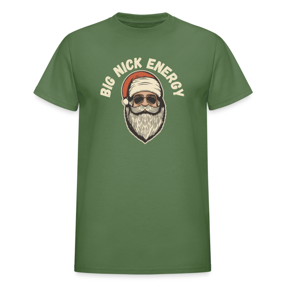 BIG NICK ENERGY Gildan Ultra Cotton Adult T-Shirt - military green
