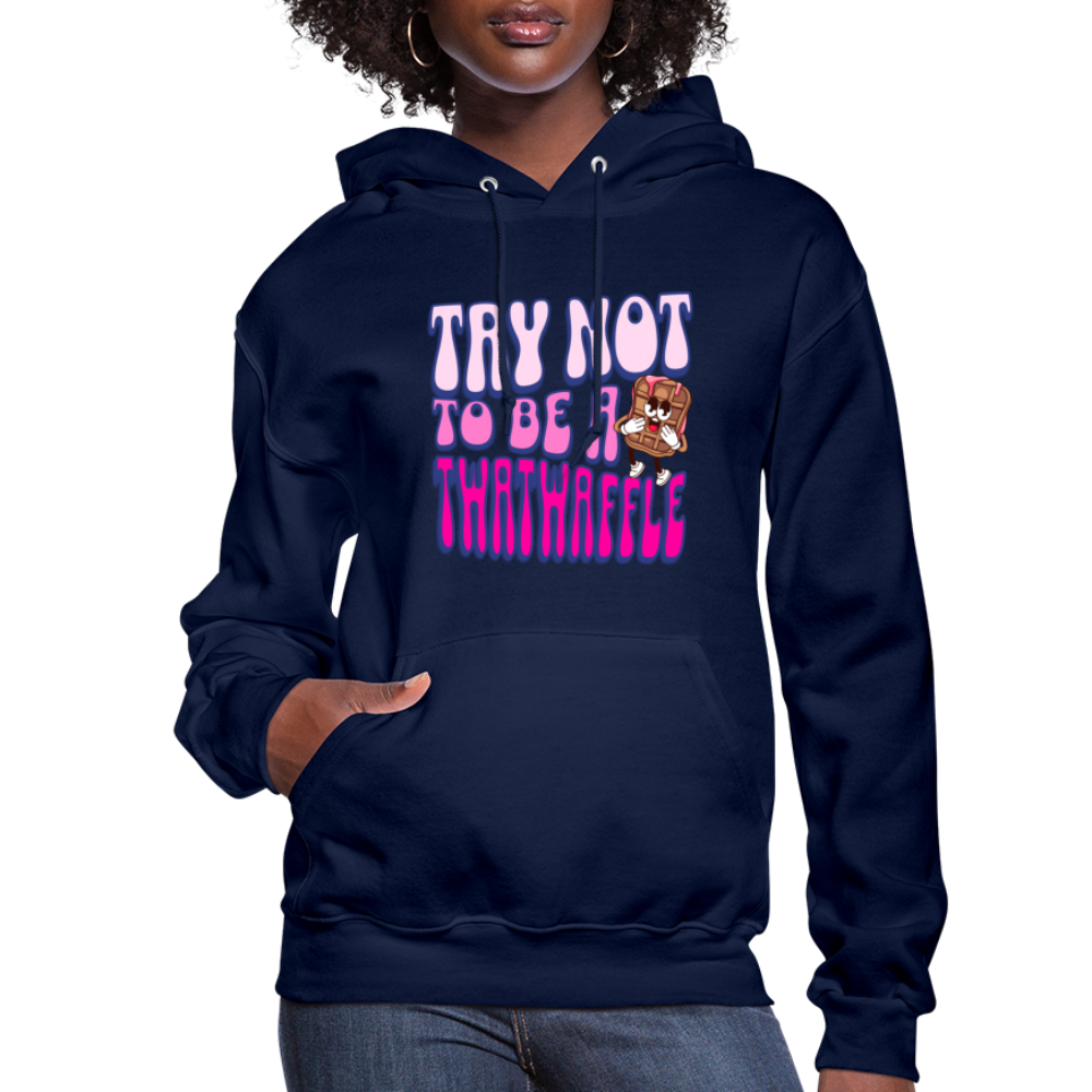 BENNETT PEACH TWATWAFFLE Women's Hoodie - navy