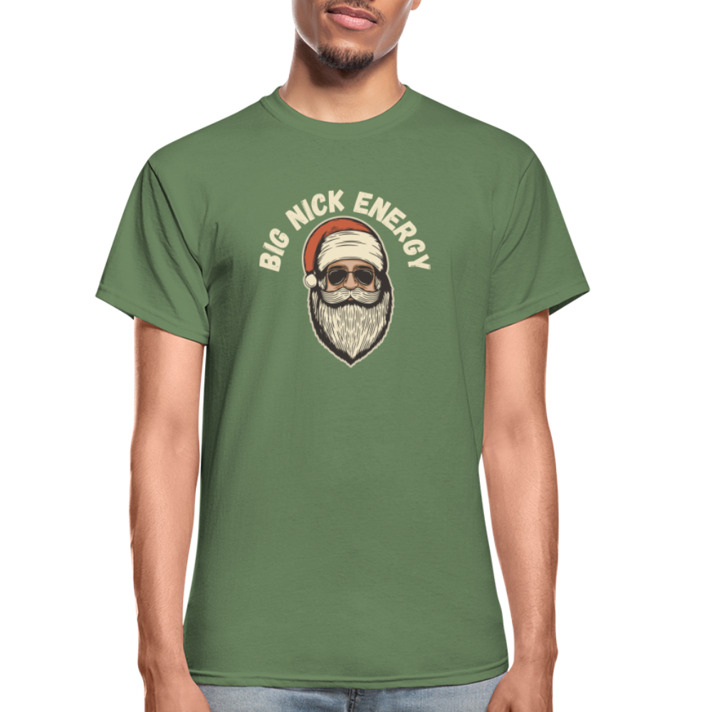 BIG NICK ENERGY Gildan Ultra Cotton Adult T-Shirt - military green