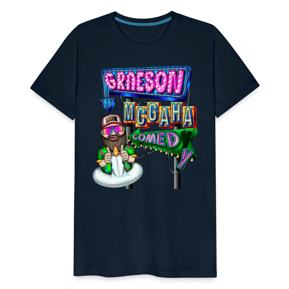 Unisex Graeson Mcgaha Comedy Men's Premium T-Shirt - deep navy