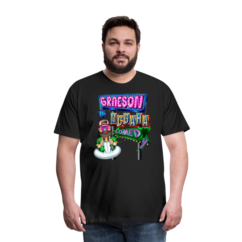 Unisex Graeson Mcgaha Comedy Men's Premium T-Shirt - black