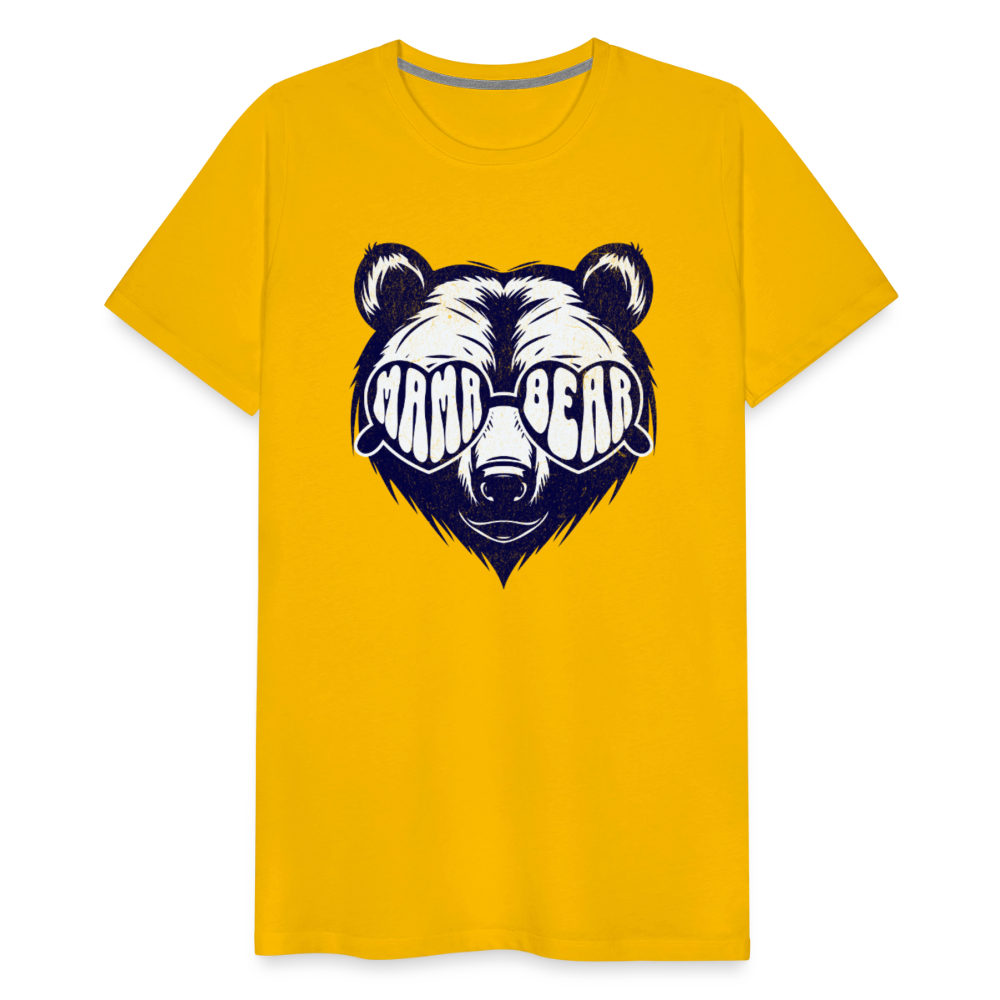 MAMA BEAR UNISEX Premium T-Shirt - sun yellow