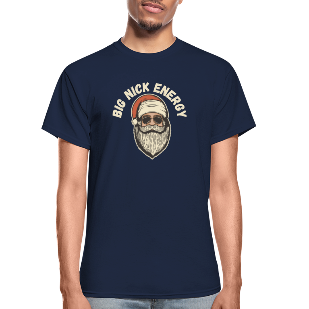 BIG NICK ENERGY Gildan Ultra Cotton Adult T-Shirt - navy