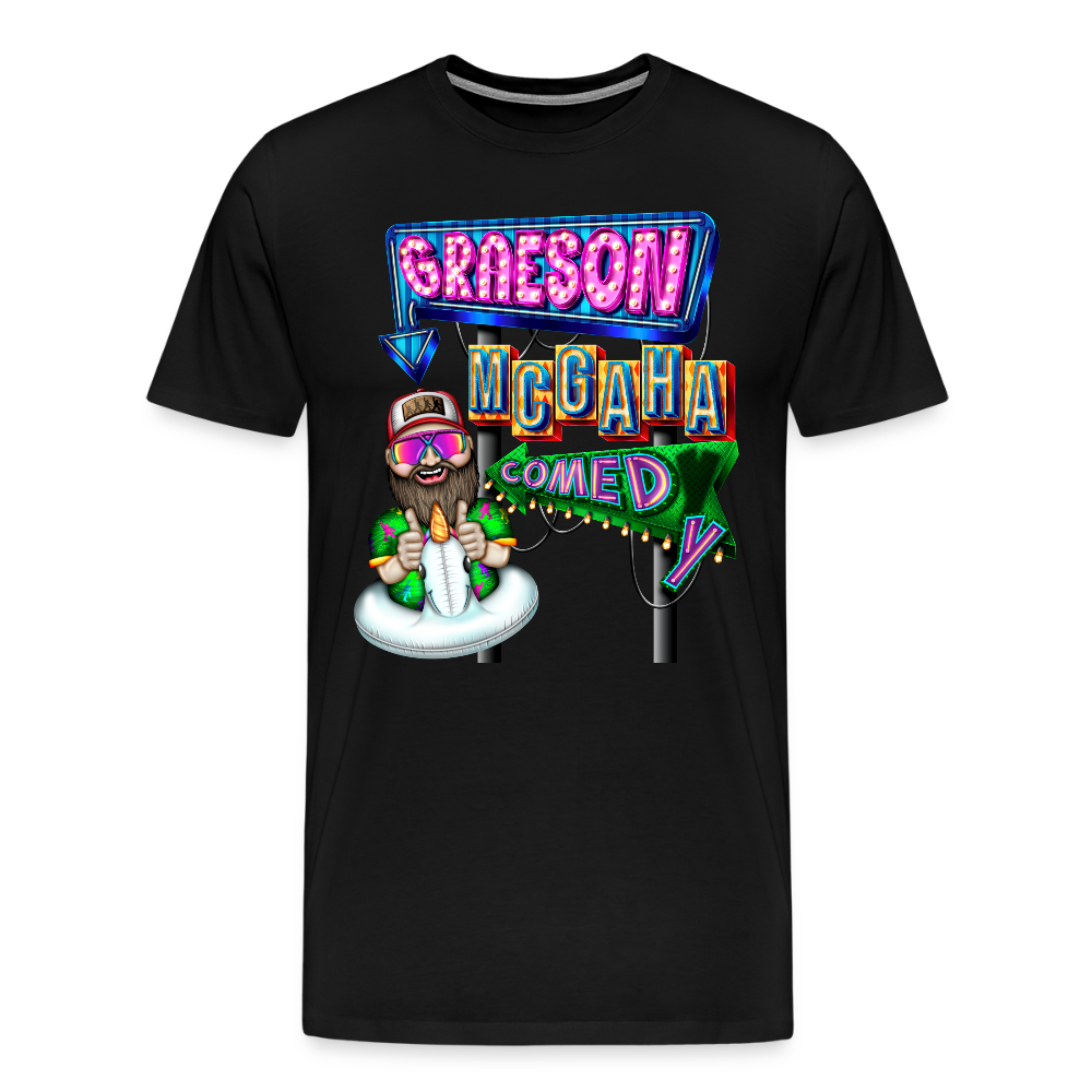 Unisex Graeson Mcgaha Comedy Men's Premium T-Shirt - black