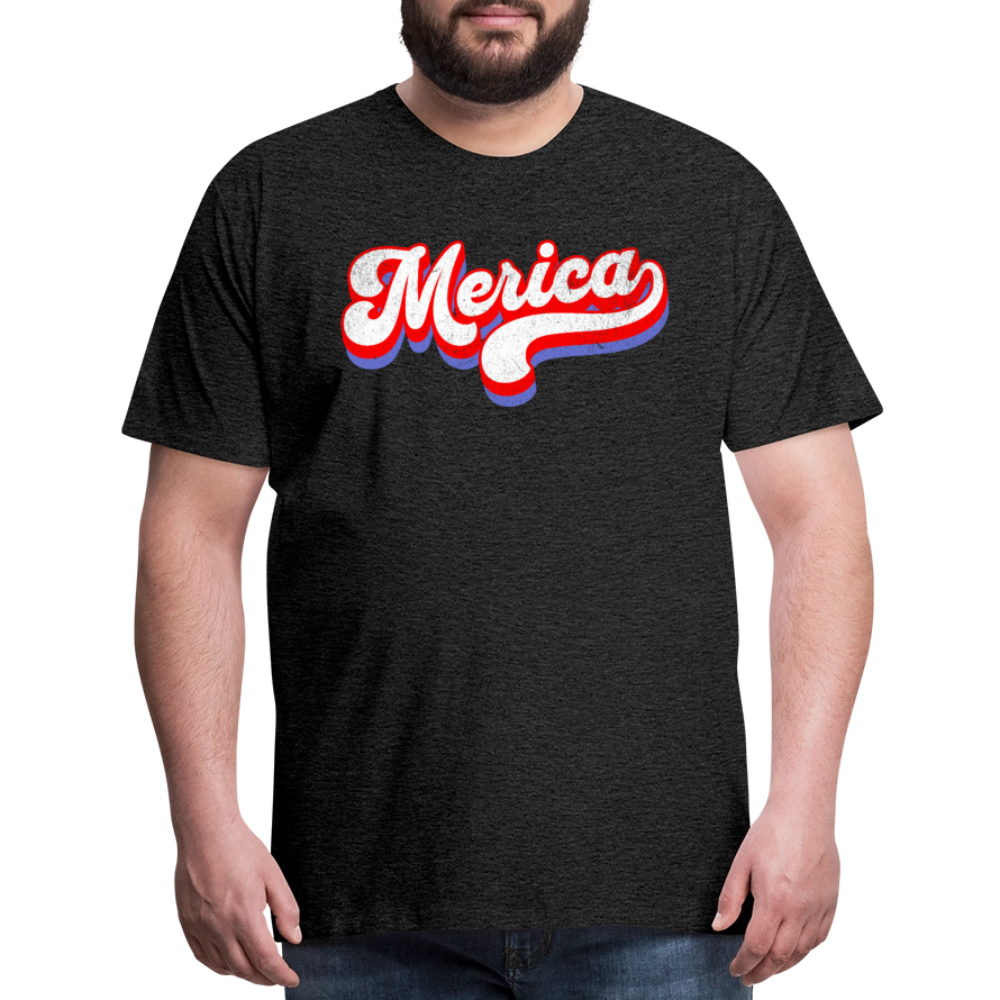 MERICA Men's Premium T-Shirt - charcoal grey