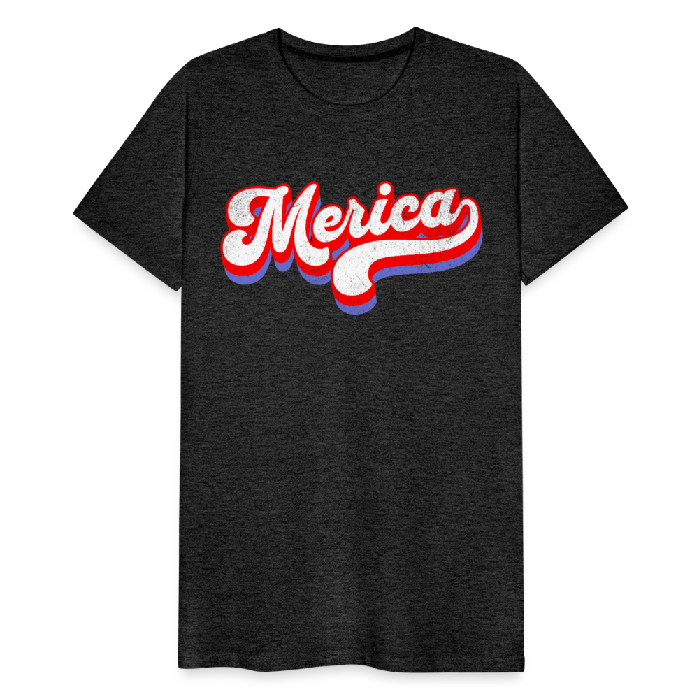 MERICA Men's Premium T-Shirt - charcoal grey