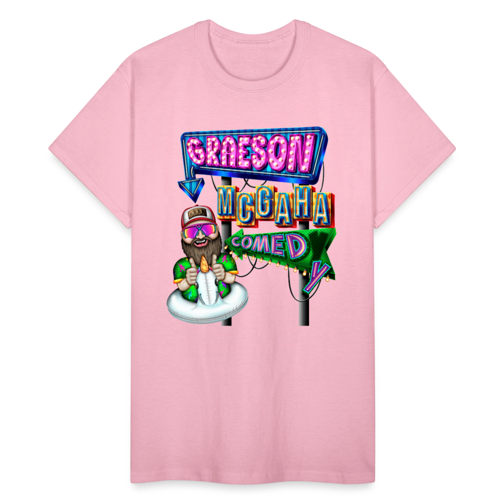 GRAESON MCGAHA COMEDY Gildan Ultra Cotton Adult T-Shirt - light pink