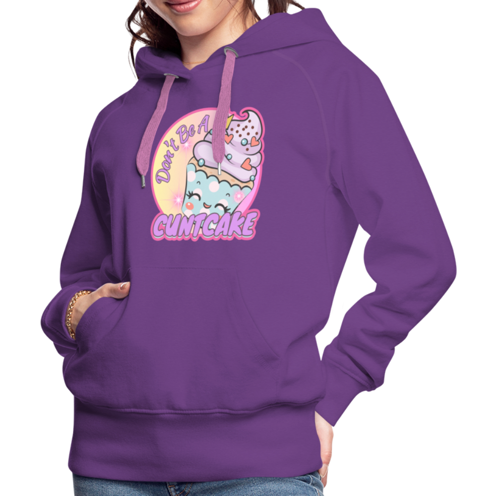 "Cupcake" – Women’s Premium Hoodie - purple