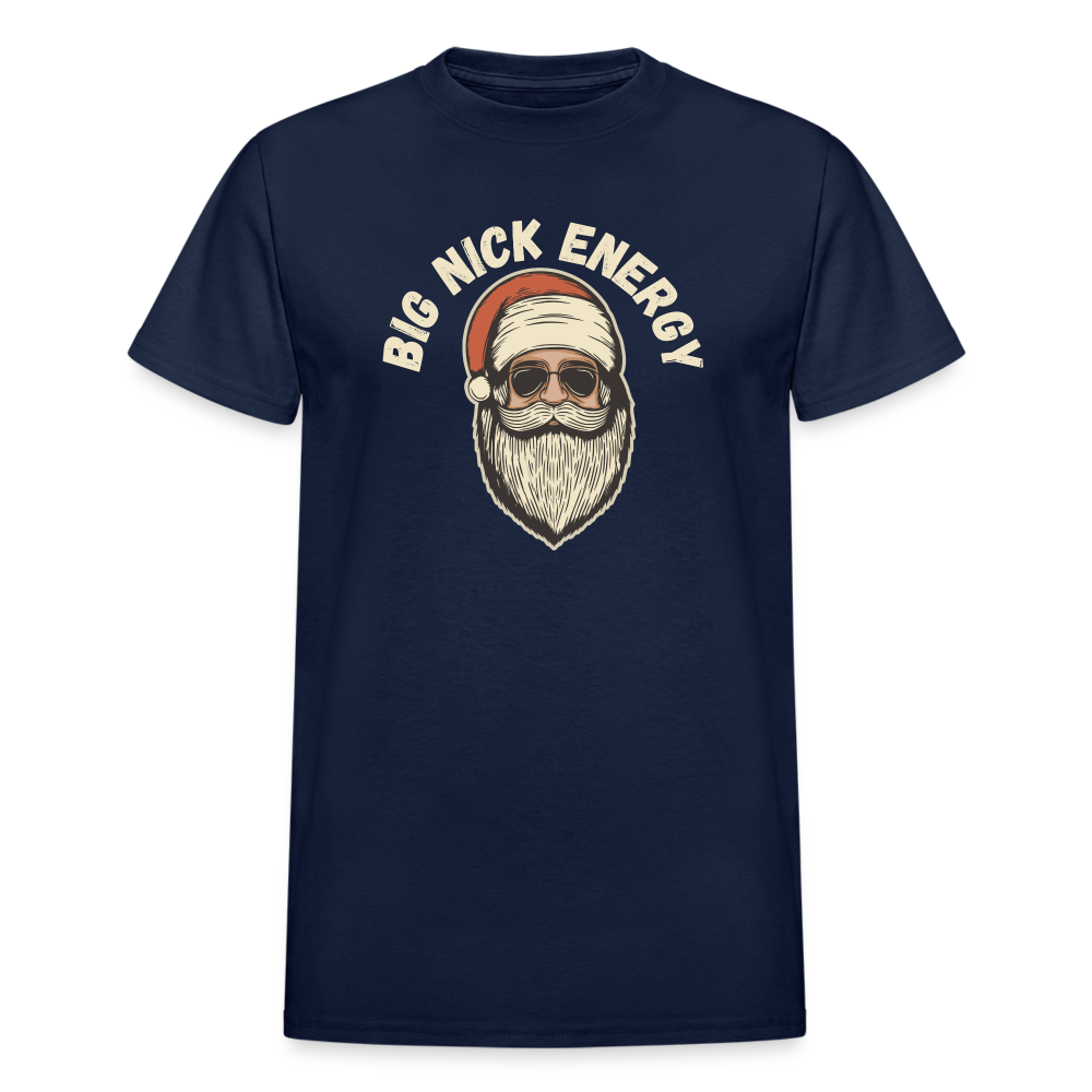 BIG NICK ENERGY Gildan Ultra Cotton Adult T-Shirt - navy