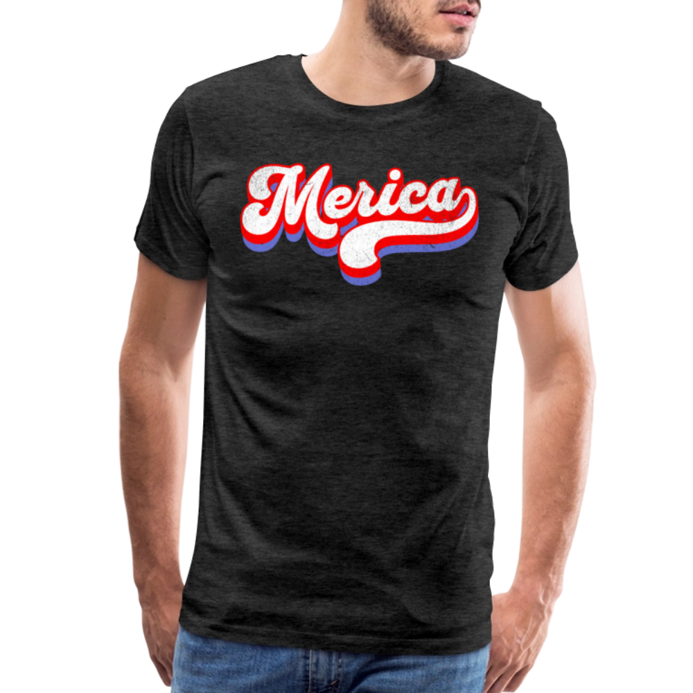 MERICA Men's Premium T-Shirt - charcoal grey