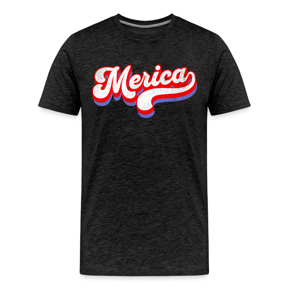 MERICA Men's Premium T-Shirt - charcoal grey