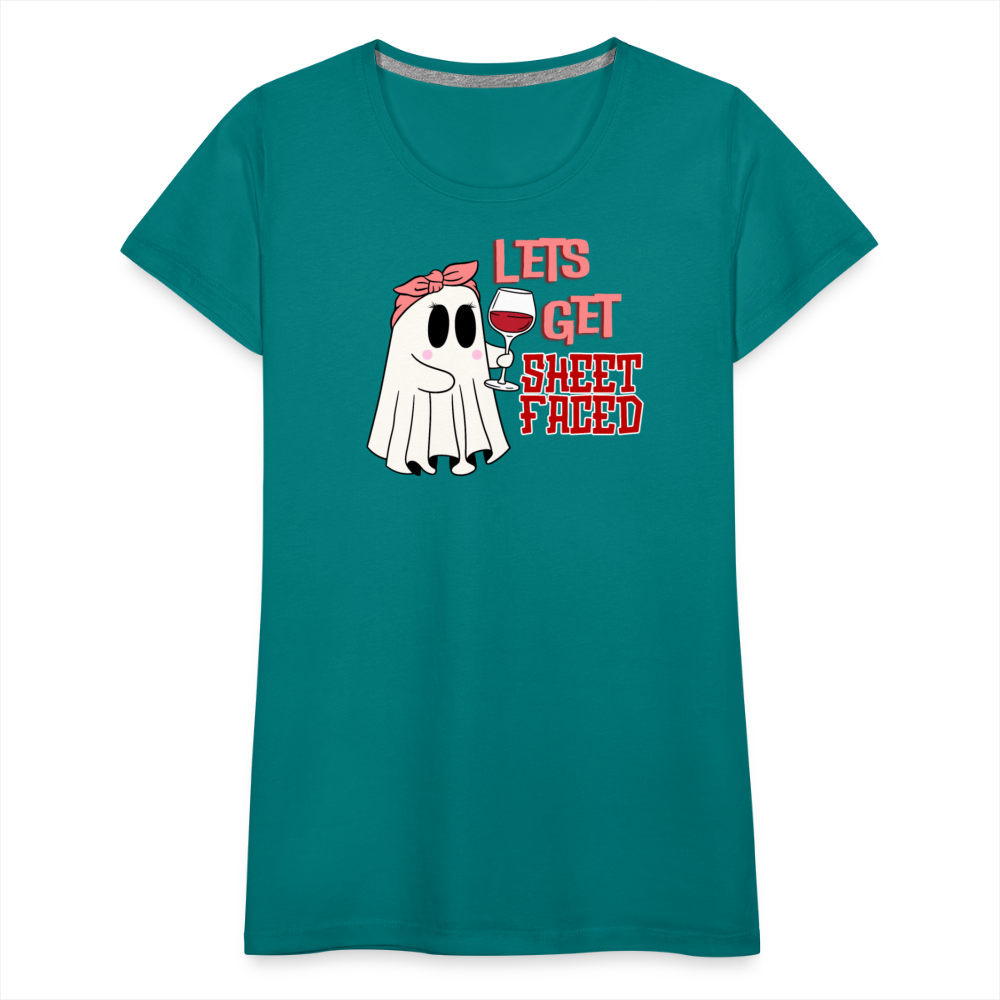 BENNETT PEACH SHEETFACED Women’s Premium T-Shirt - teal