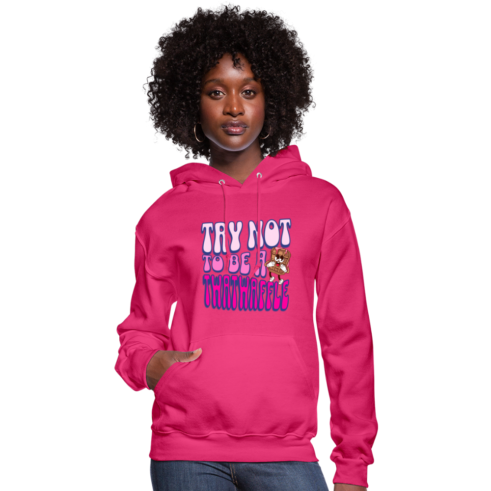 BENNETT PEACH TWATWAFFLE Women's Hoodie - fuchsia