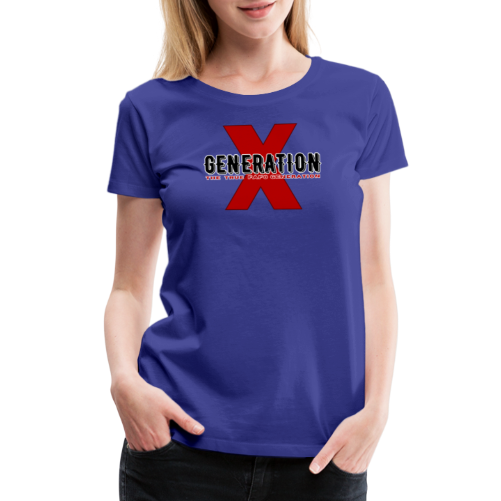 GEN X FAFO Women’s Premium T-Shirt - royal blue