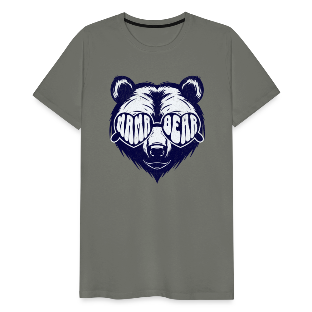 MAMA BEAR UNISEX Premium T-Shirt - asphalt gray