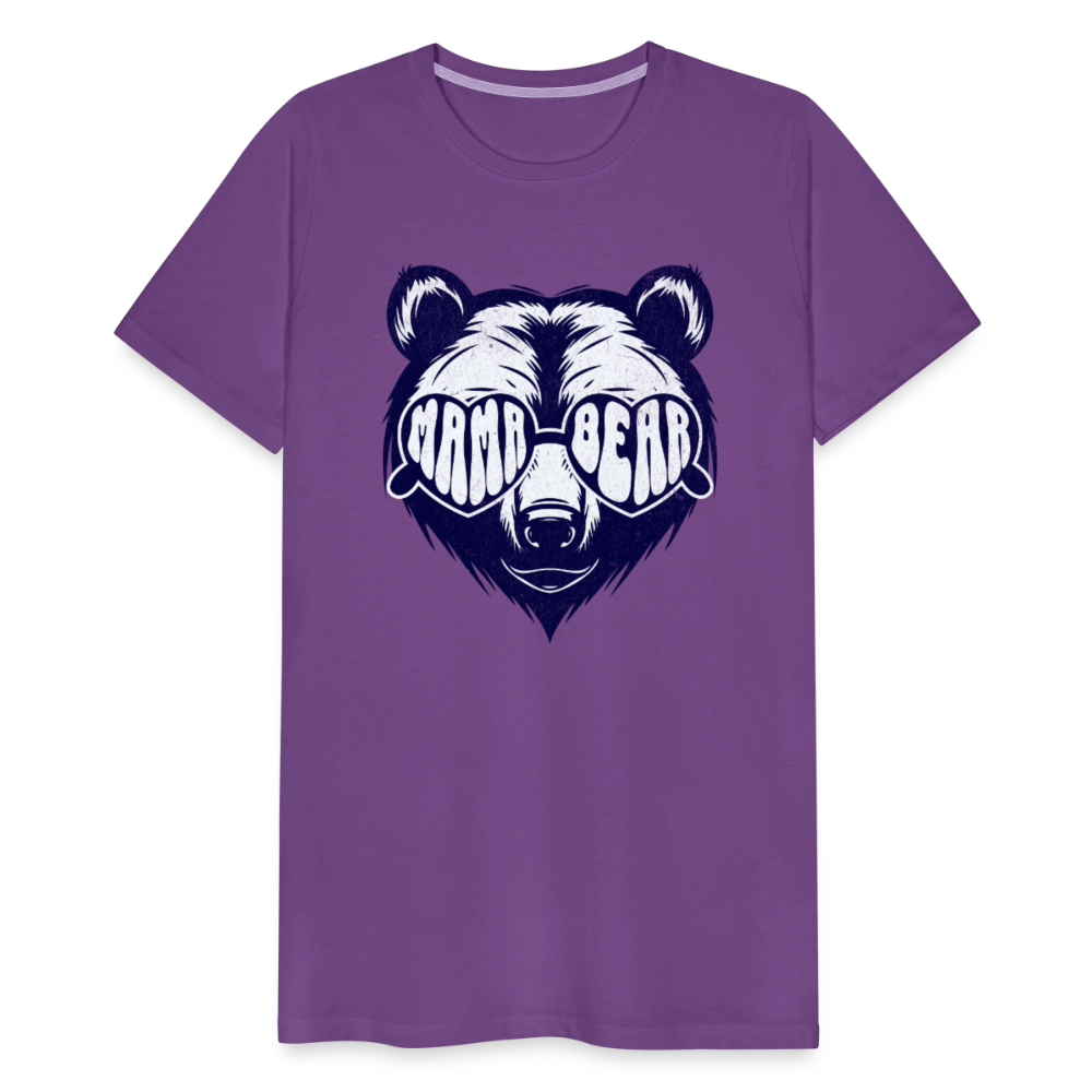 MAMA BEAR UNISEX Premium T-Shirt - purple