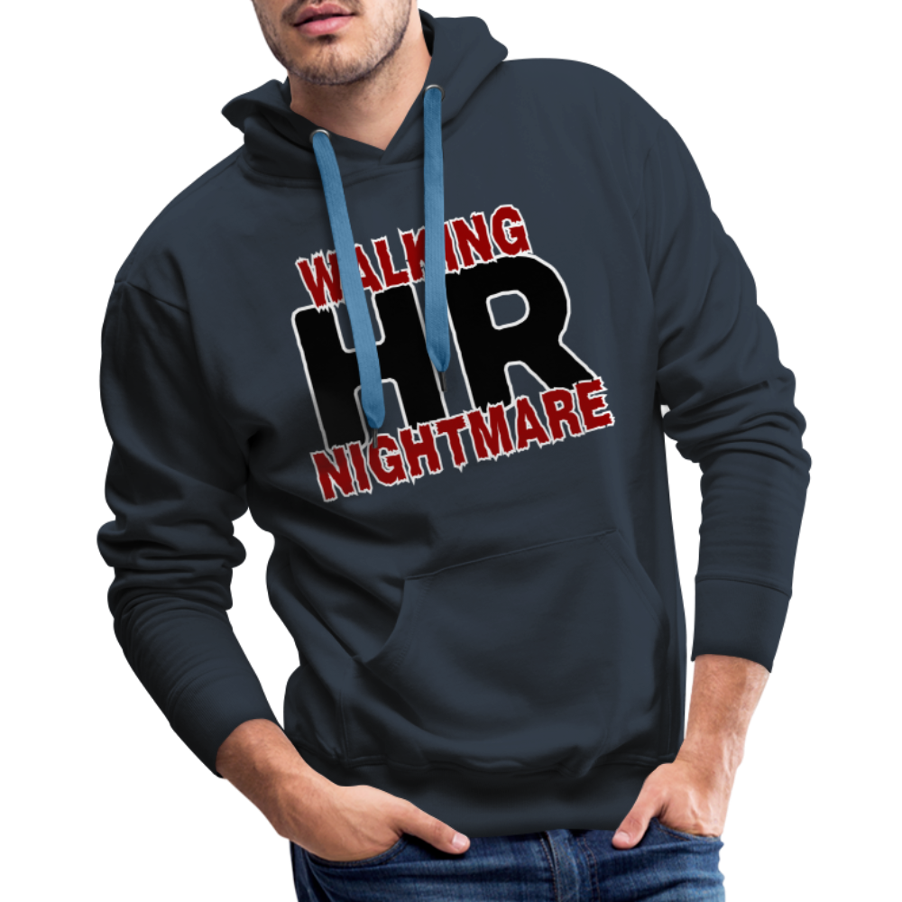 WALKING HR VIOLATION Men’s Premium Hoodie - navy
