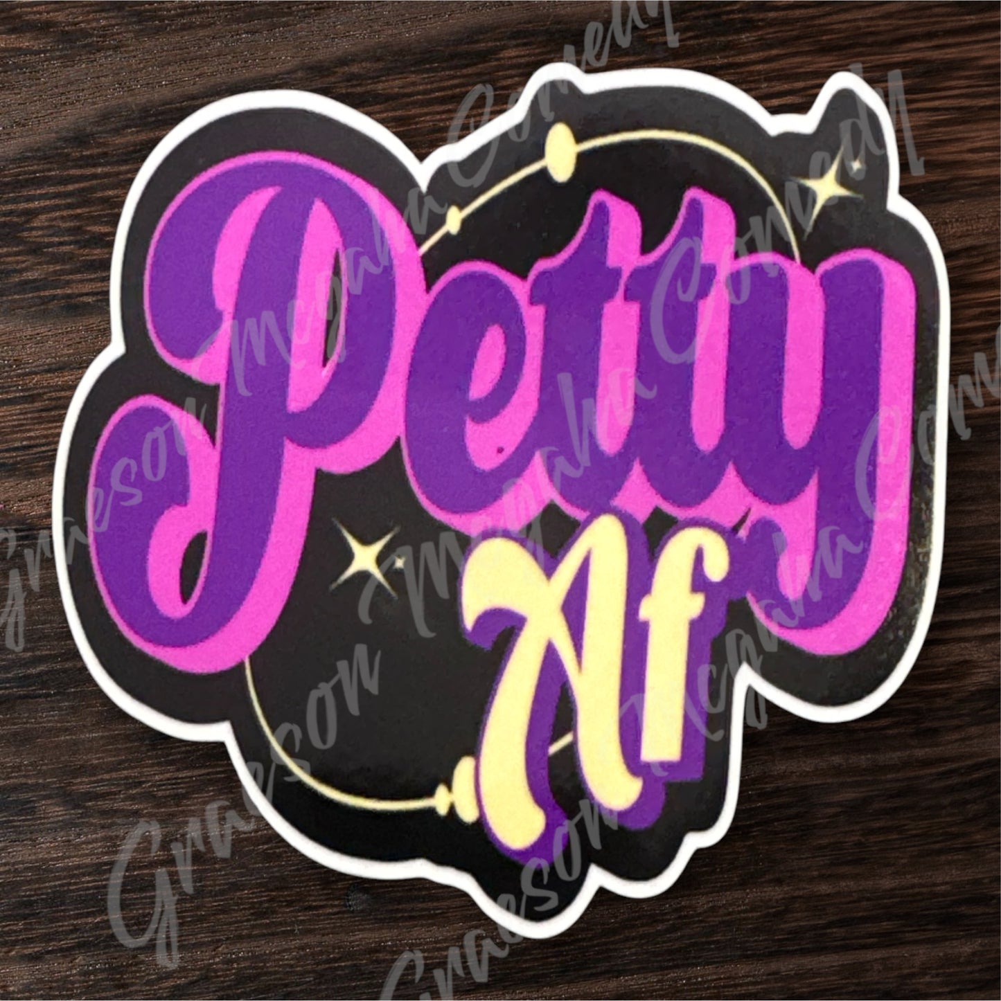 Bennett Peach Petty Af Sticker #11
