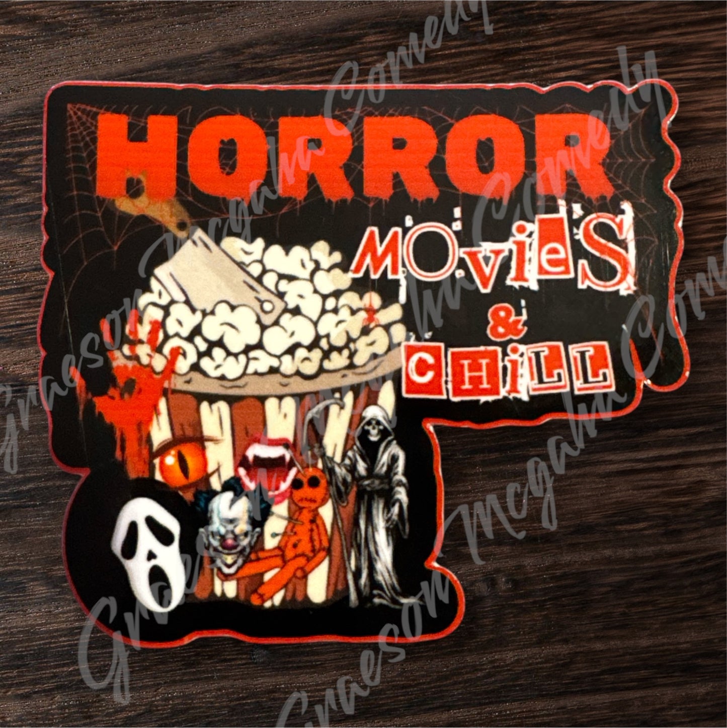 Horror and Chill 3.5x3in Sticker #102