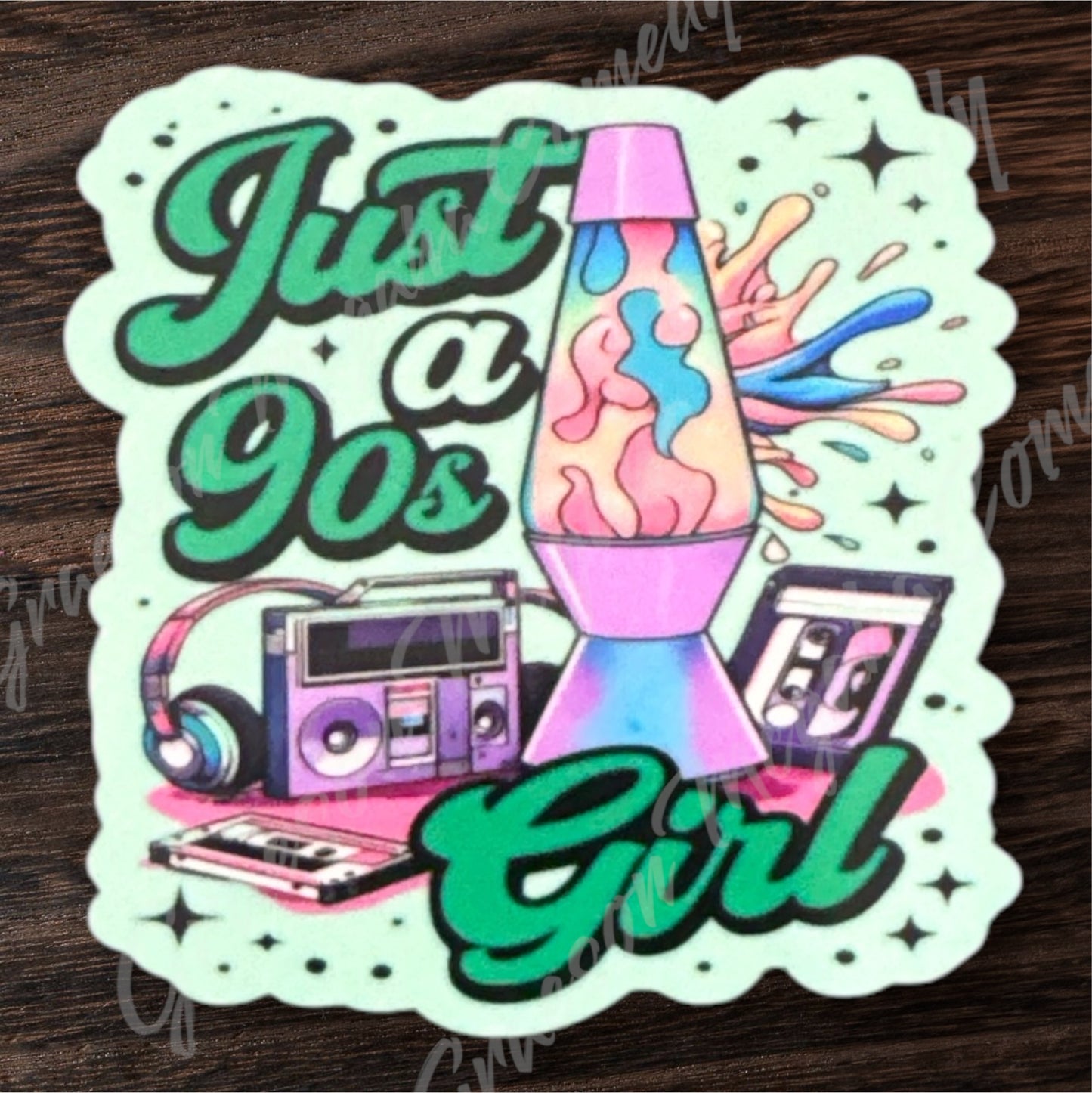 Just a 90s Girl 3x3in Sticker #37