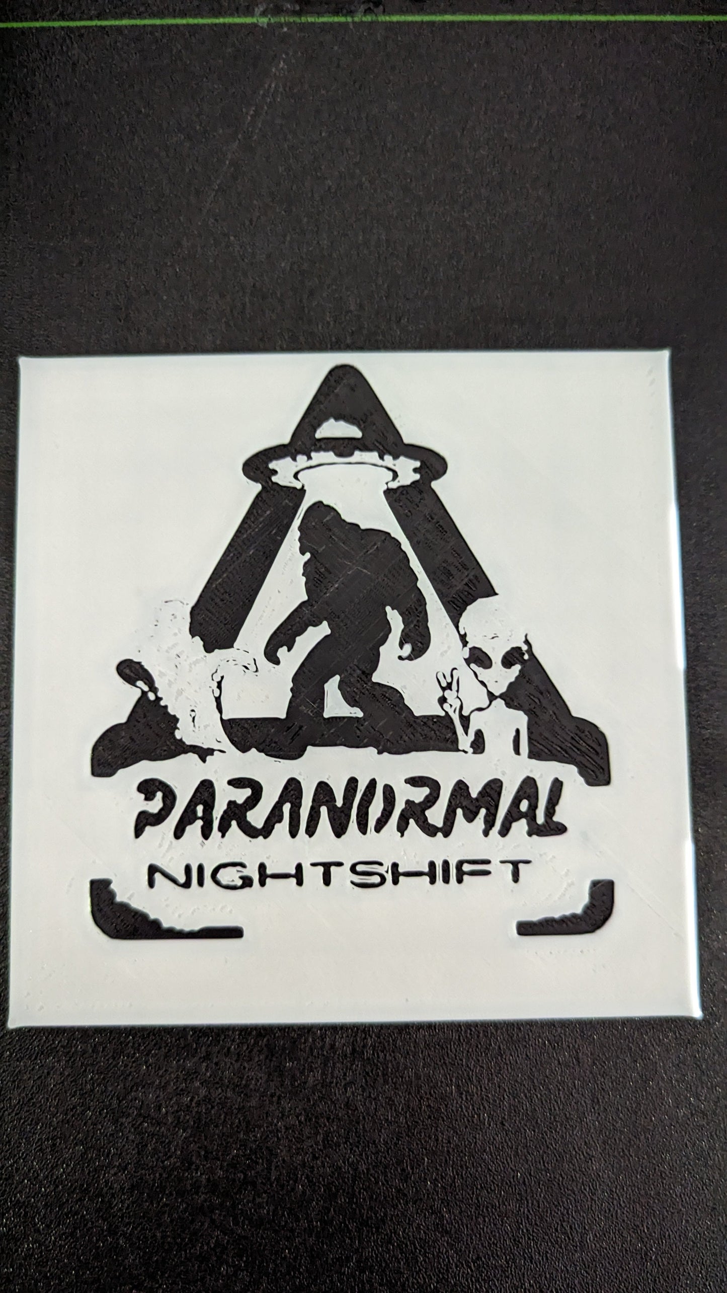 Paranormal Bigfoot & Alien Coaster *PICK YOUR COLOR*
