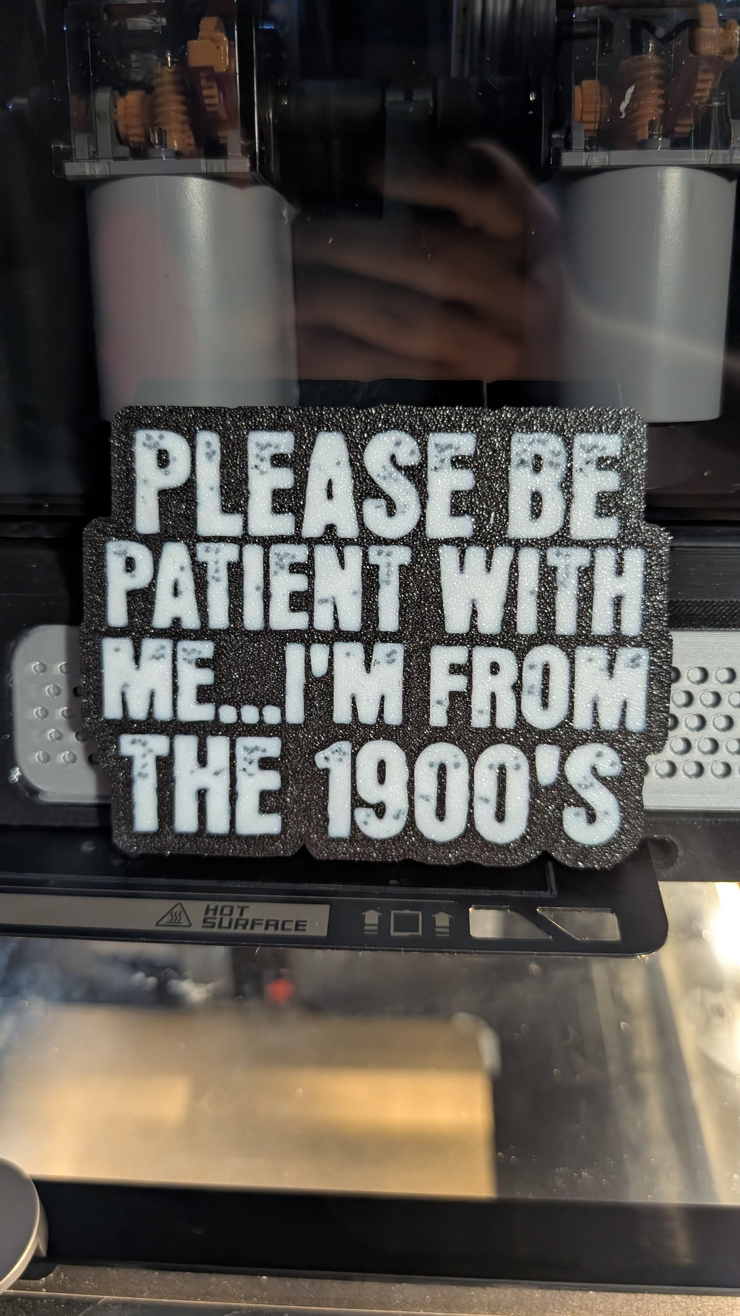 Please Be Patient, 1900's Keychain