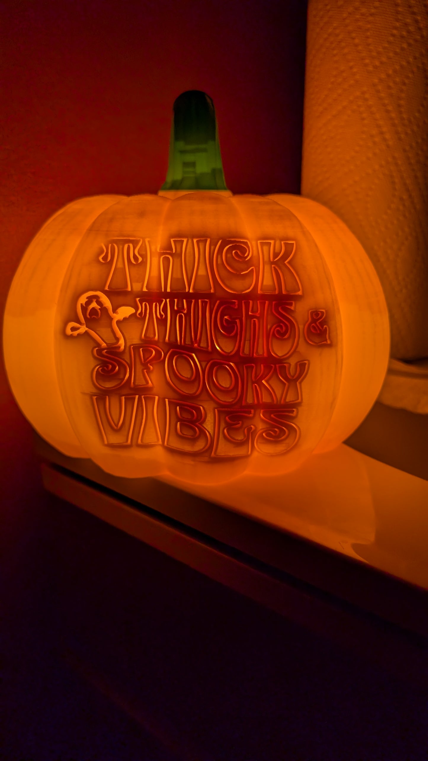 9" Thick Theighs Jack O' Lantern