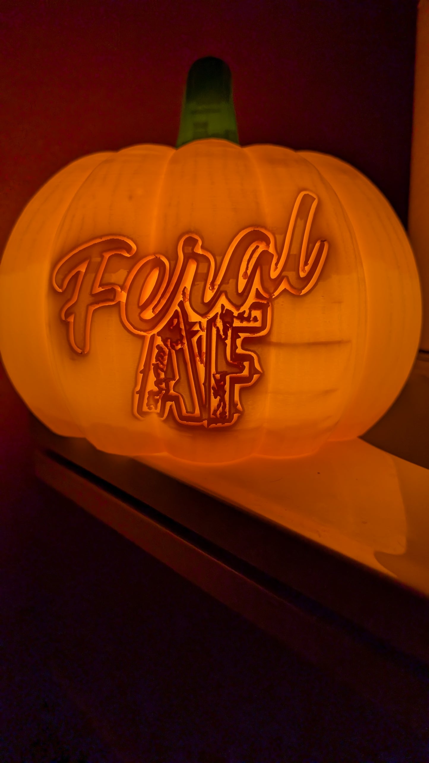 9" Feral AF Jack O' Lantern
