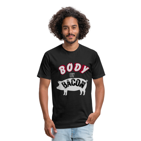 Body by Bacon T-Shirt by Next Level - black