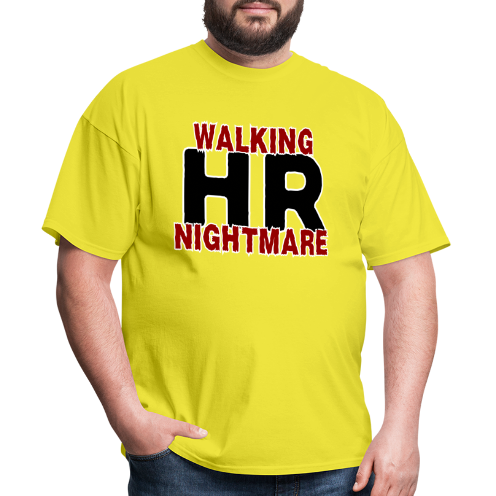 WALKING HR NIGHTMARE Unisex Classic T-Shirt - yellow