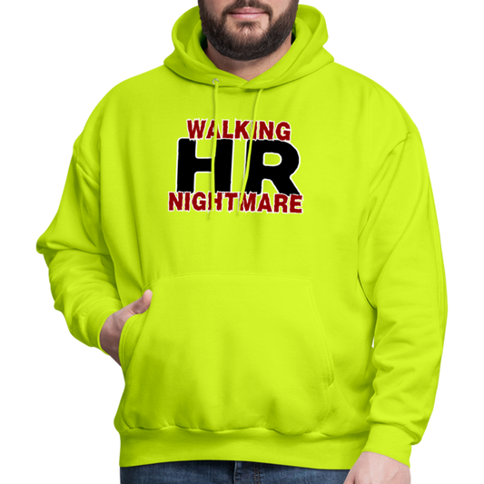 WALKING HR NIGHTMARE Men's Hoodie - safety green