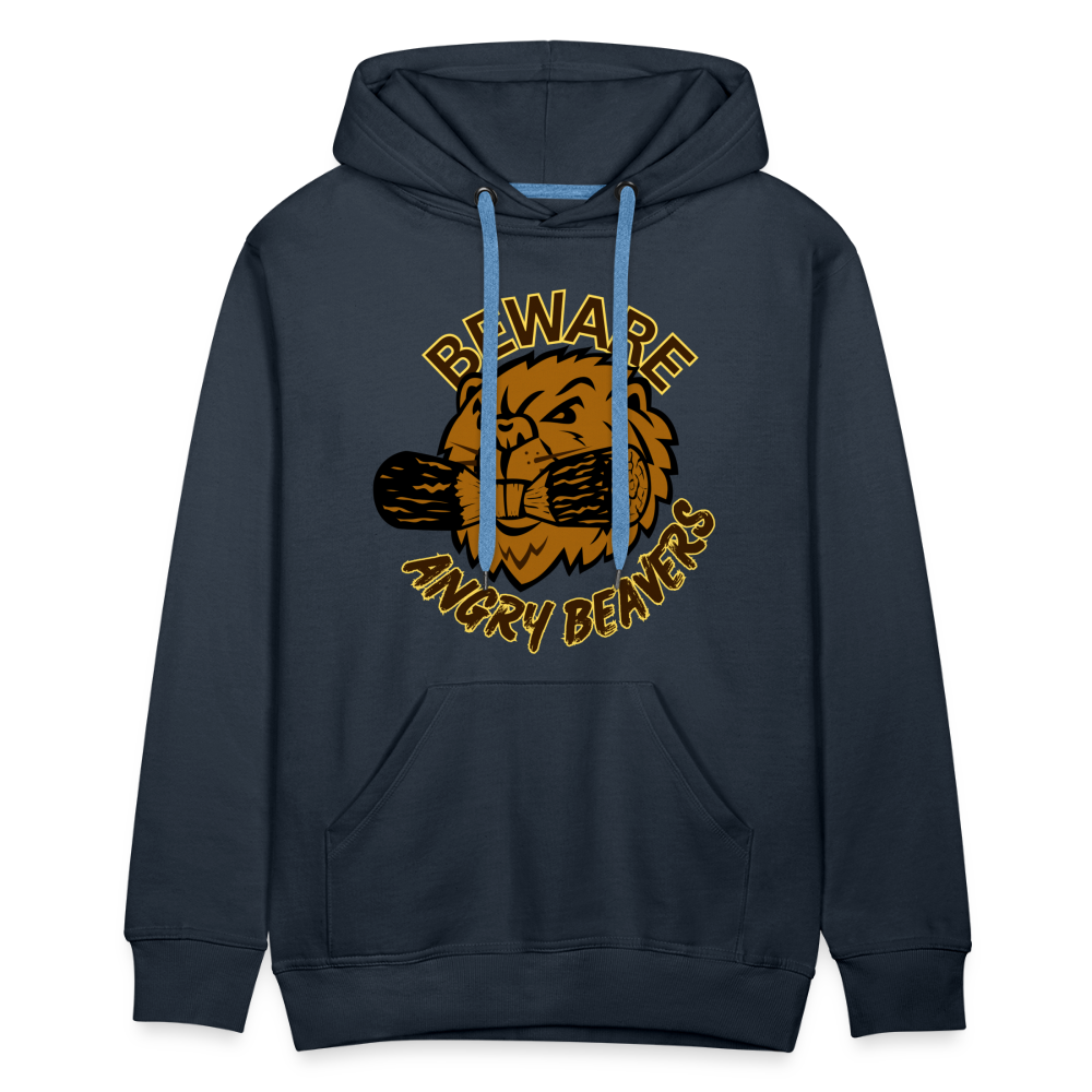 Angry Beavers Men’s Premium Hoodie - navy