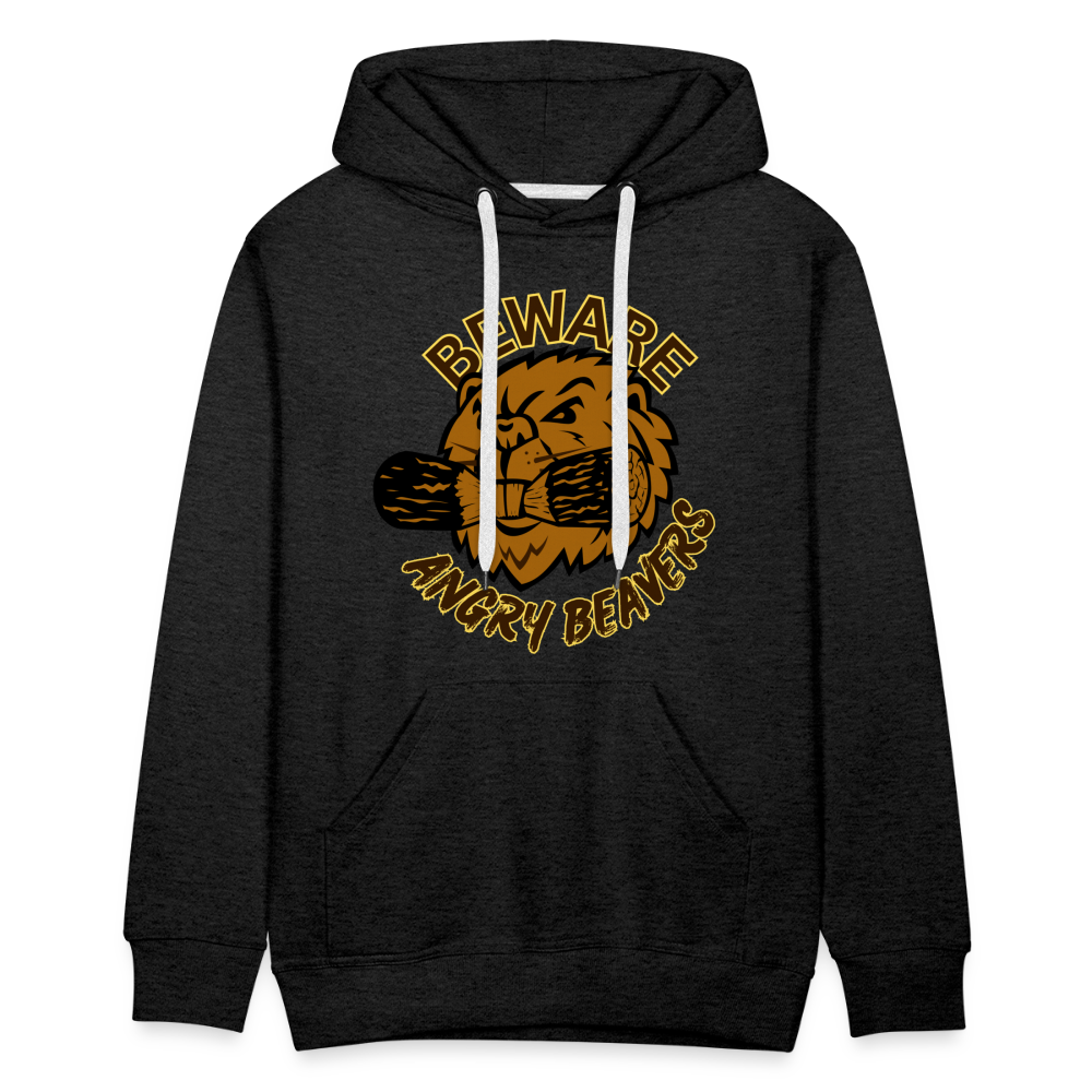 Angry Beavers Men’s Premium Hoodie - charcoal grey