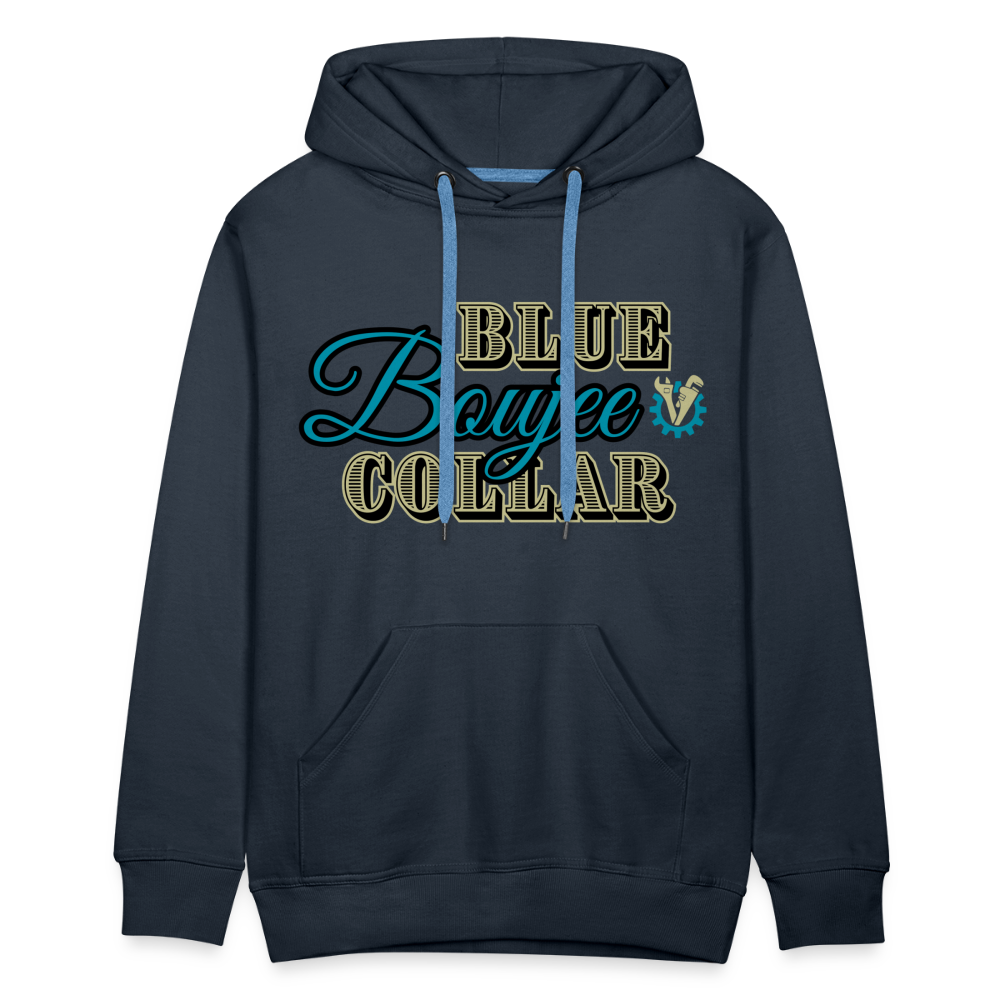Blue Collar Boujee Men’s Premium Hoodie - navy