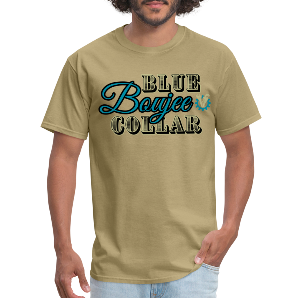 Blue Collar Boujee Men’s Unisex Classic T-Shirt - khaki