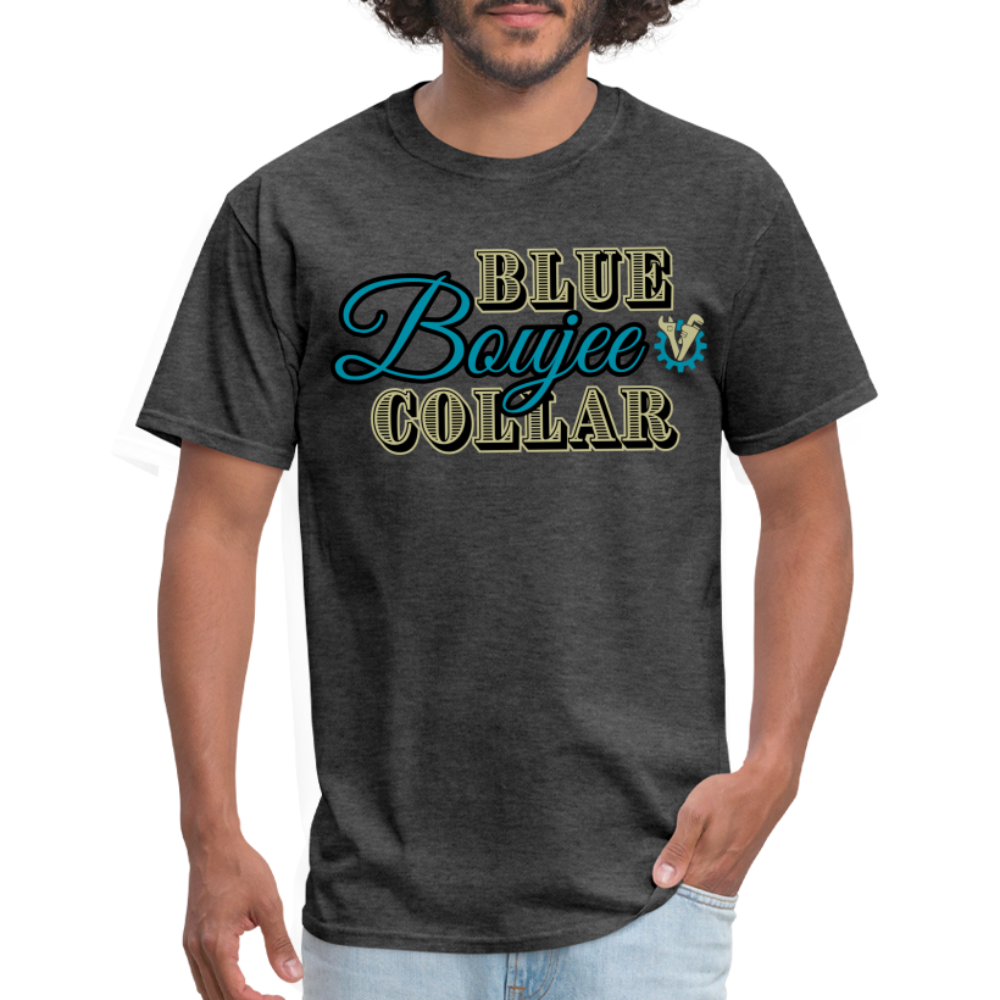 Blue Collar Boujee Men’s Unisex Classic T-Shirt - heather black
