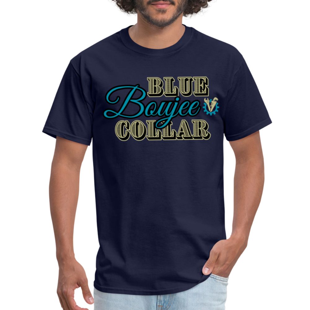 Blue Collar Boujee Men’s Unisex Classic T-Shirt - navy