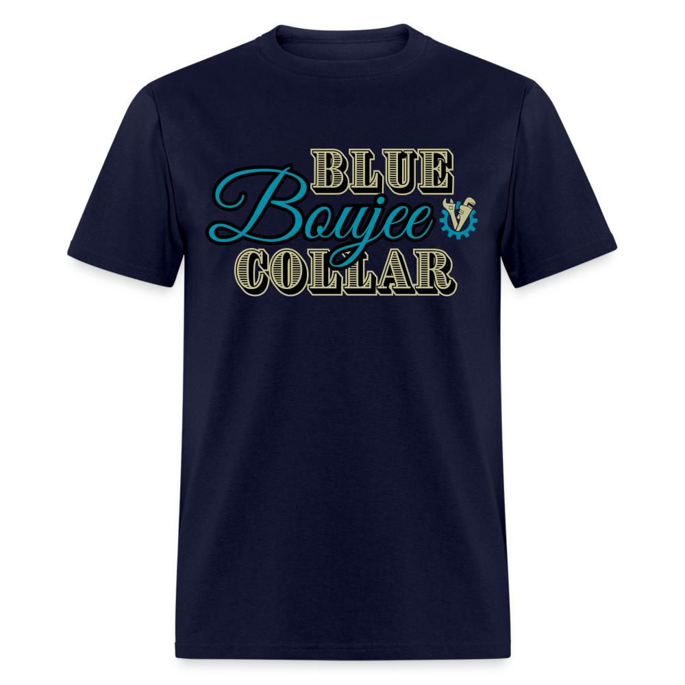 Blue Collar Boujee Men’s Unisex Classic T-Shirt - navy