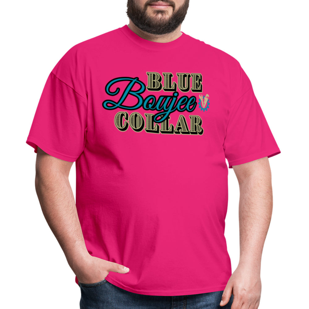 Blue Collar Boujee Men’s Unisex Classic T-Shirt - fuchsia