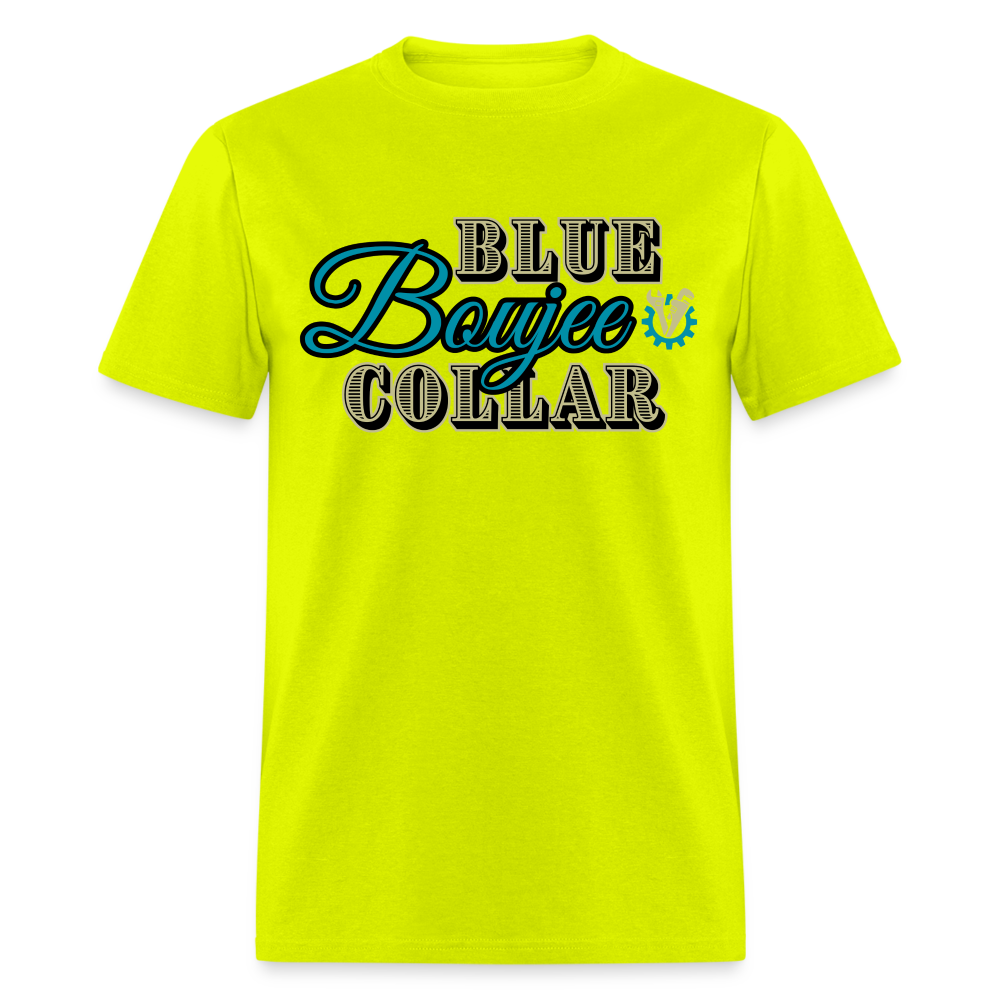 Blue Collar Boujee Men’s Unisex Classic T-Shirt - safety green