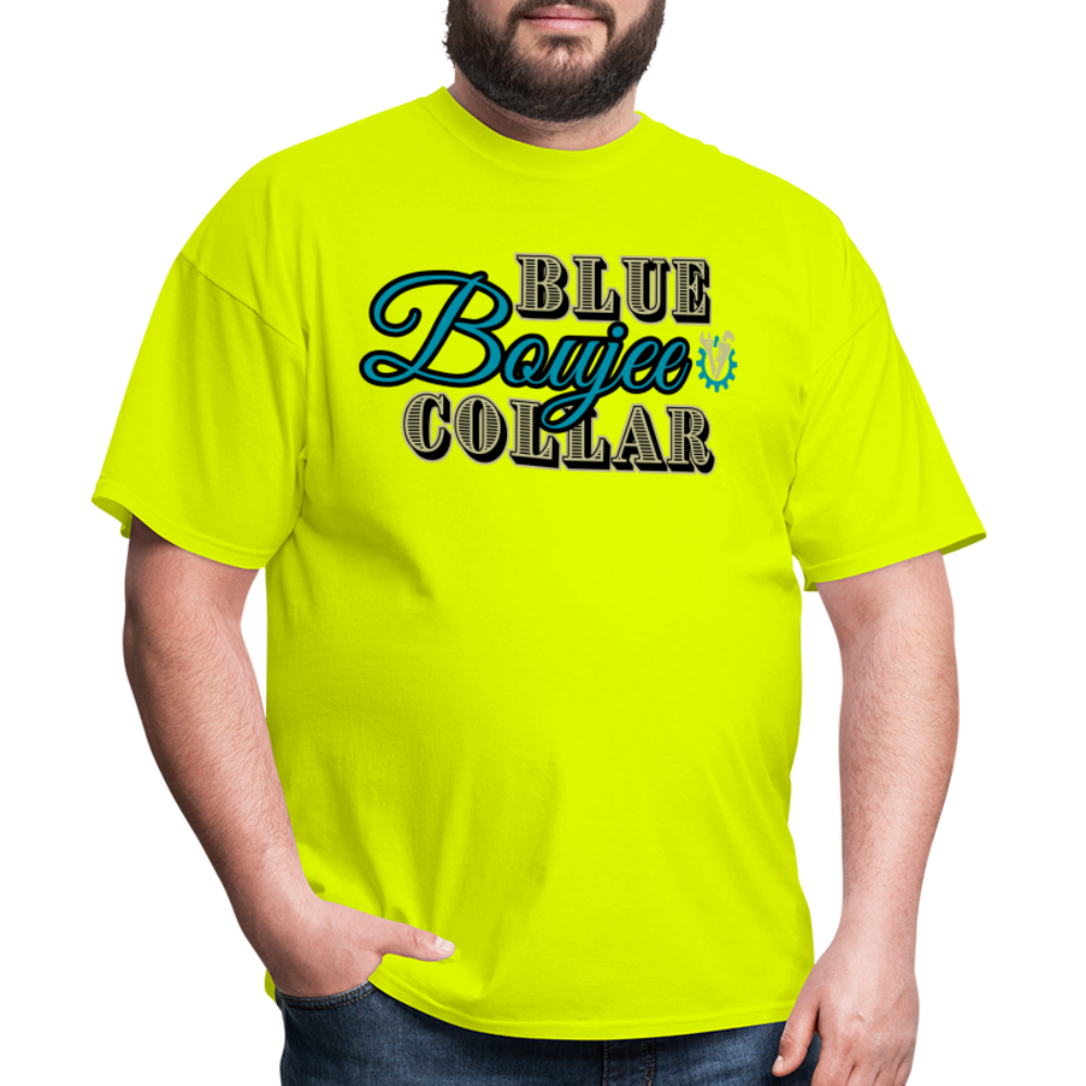 Blue Collar Boujee Men’s Unisex Classic T-Shirt - safety green