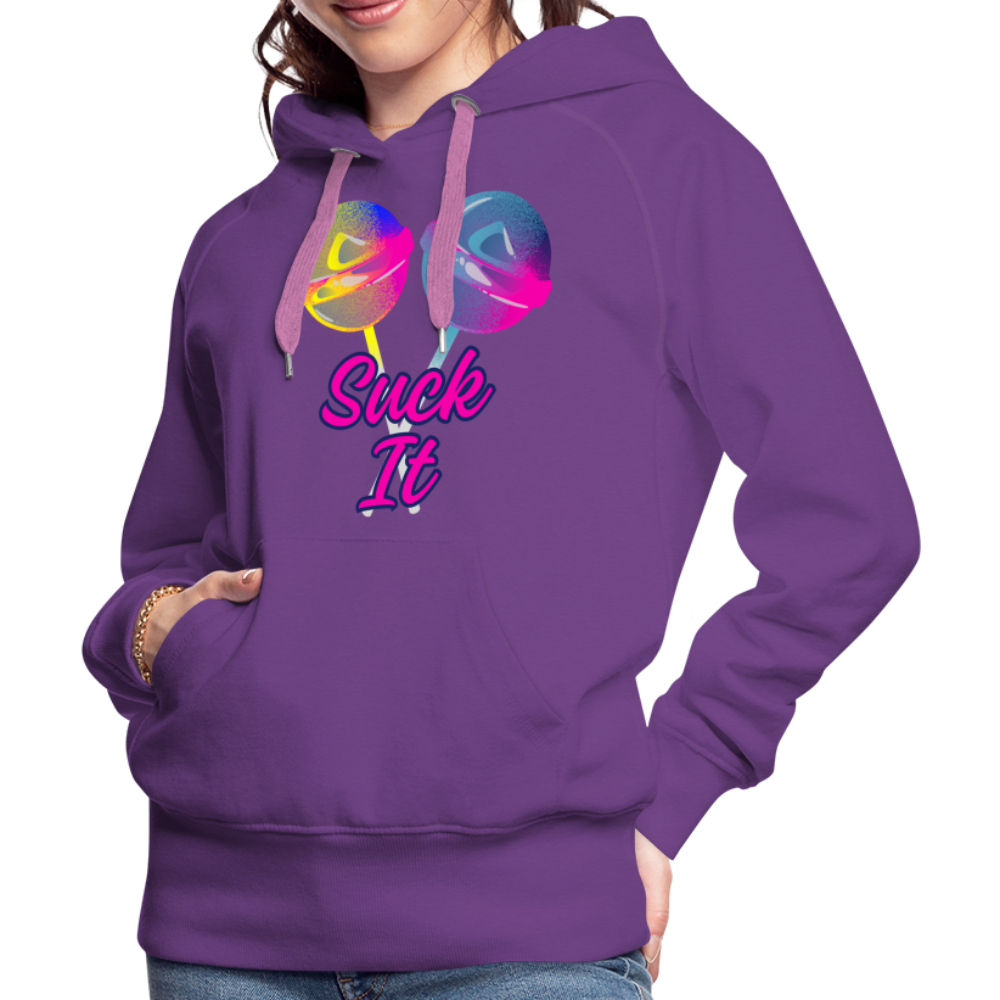 Suck It Women’s Premium Hoodie - purple