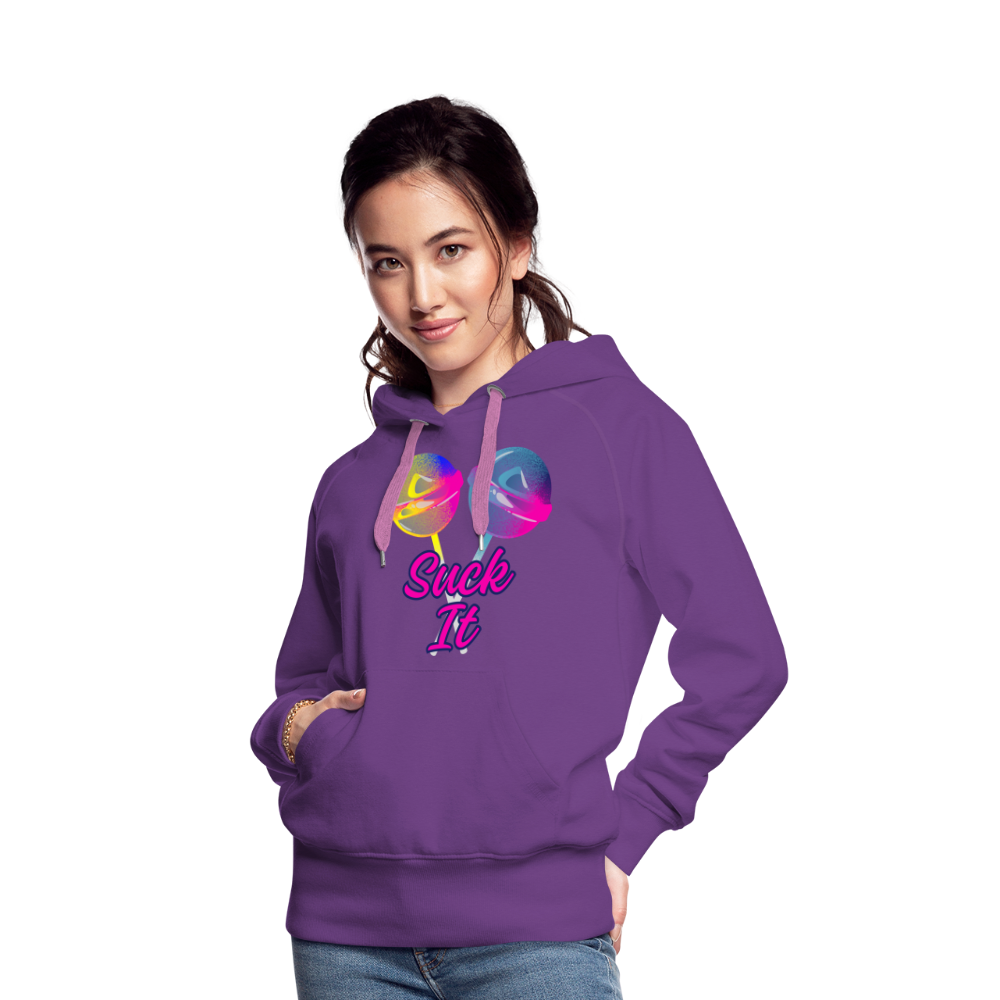 Suck It Women’s Premium Hoodie - purple