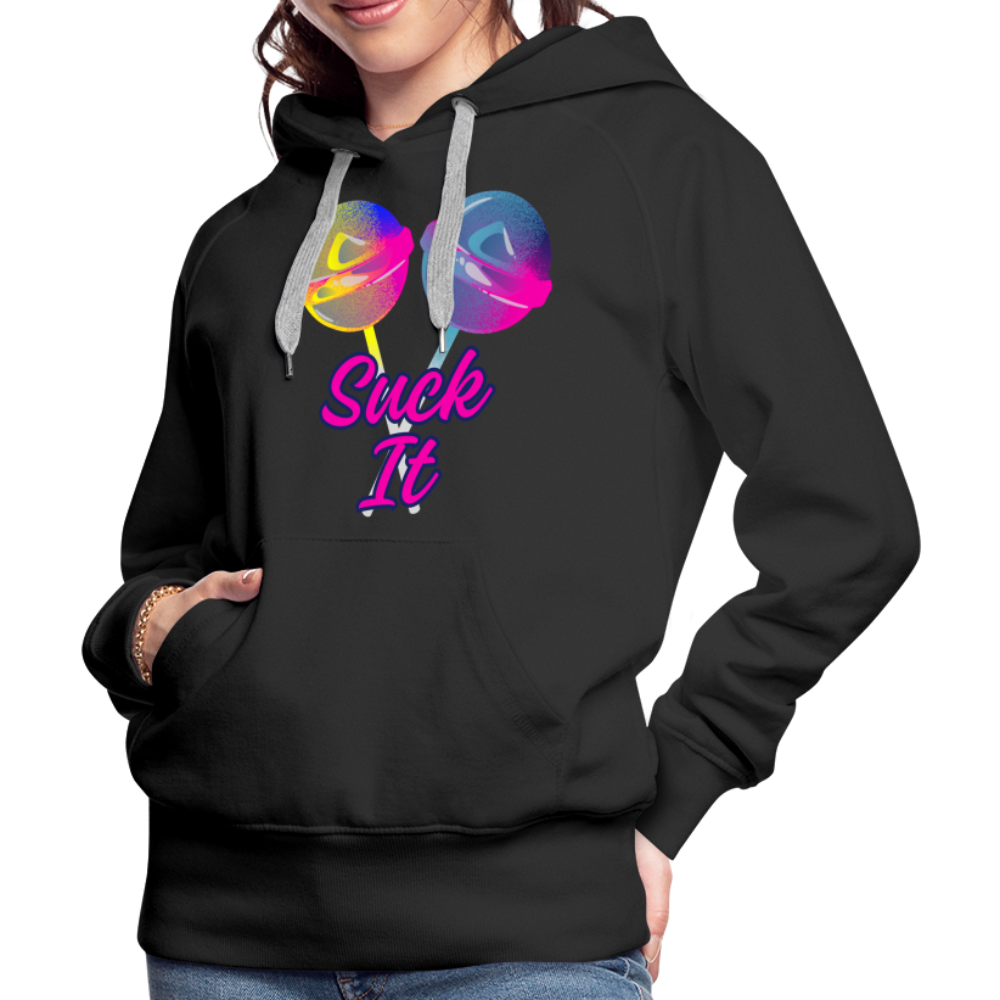 Suck It Women’s Premium Hoodie - black