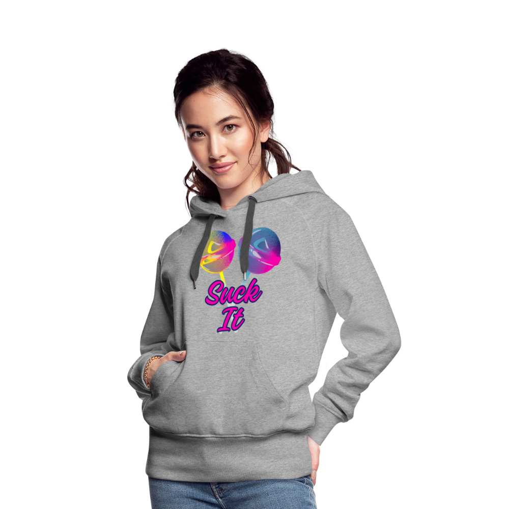 Suck It Women’s Premium Hoodie - heather grey