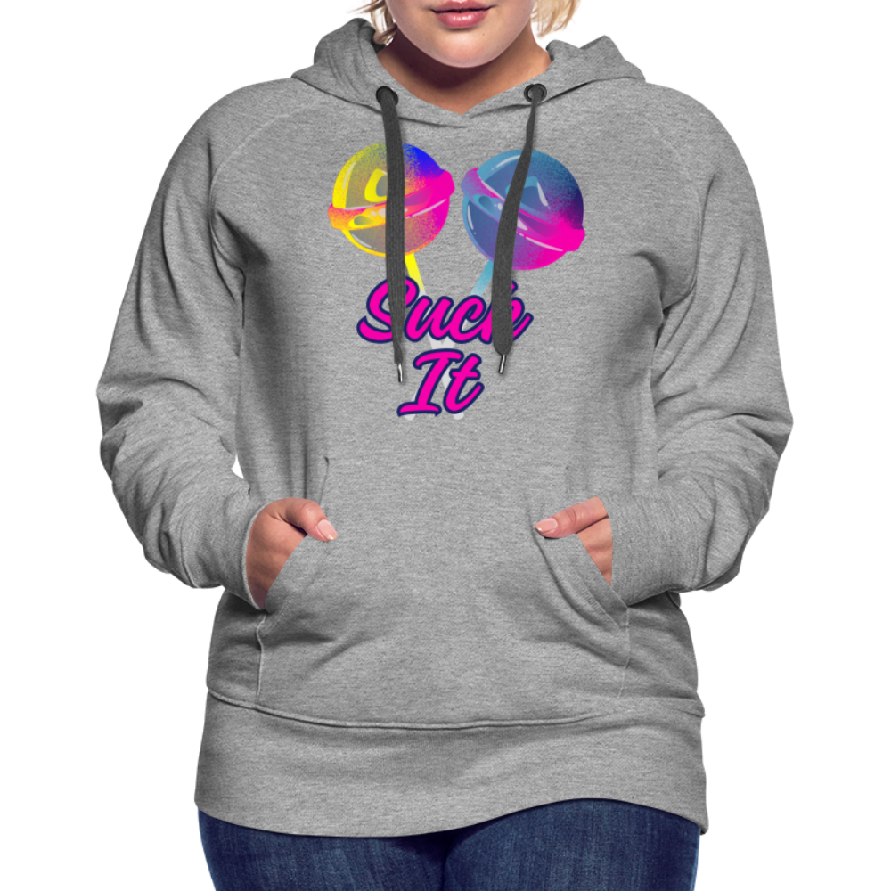 Suck It Women’s Premium Hoodie - heather grey