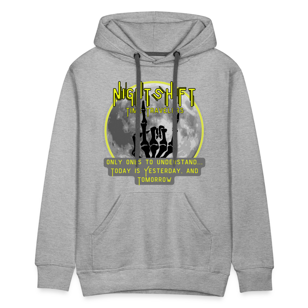 NIGHTSHIFT hand Men’s Premium Hoodie - heather grey